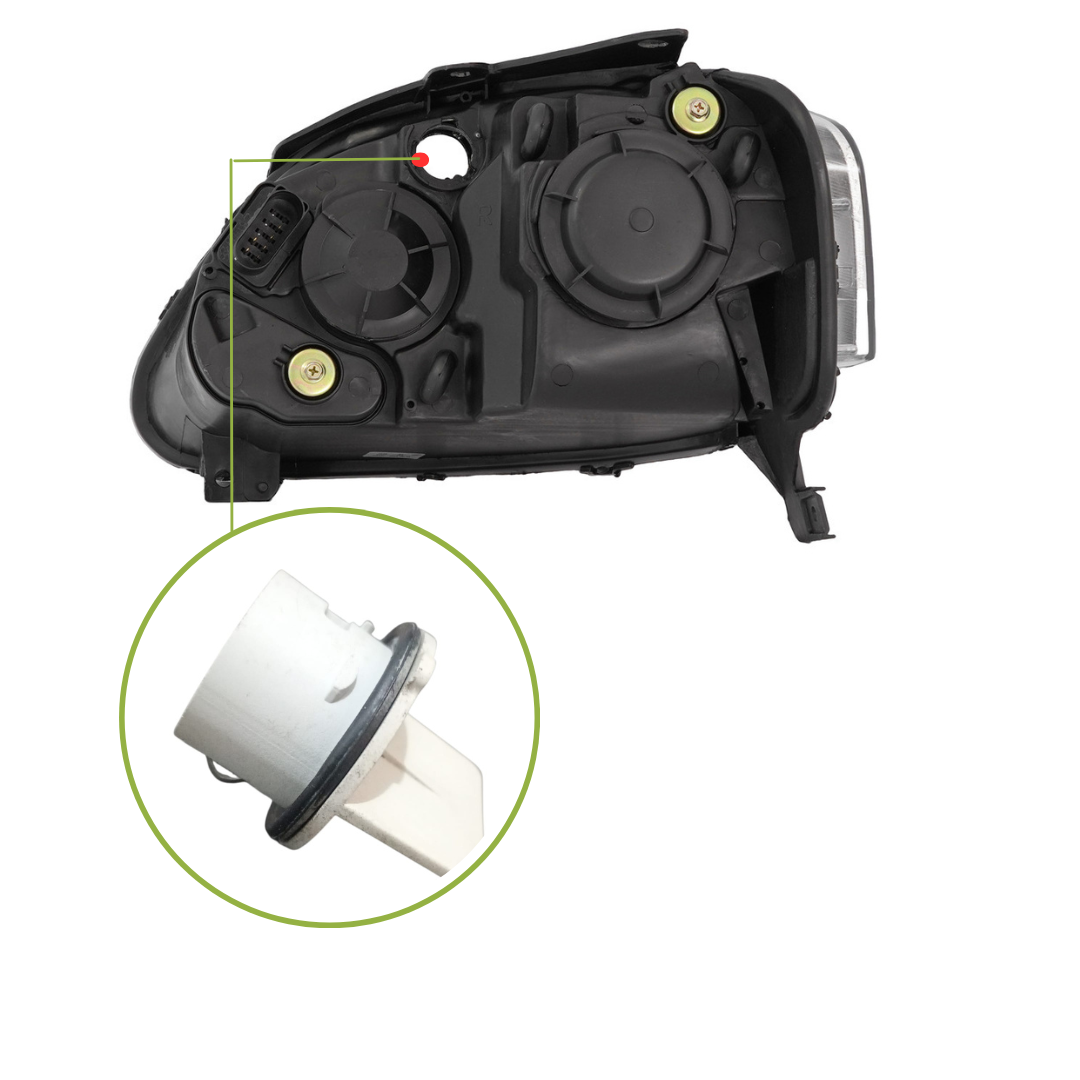 Soquete pisca seta farol Volkswagen Fox CrossFox SpaceFox 2008 2009 2010 original